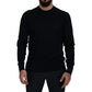 Black Virgin Wool Sweatshirt