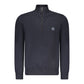 Blue Cotton Men Sweater
