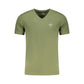 Green Cotton Men Underwear Shirt