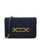 Blue Fabric Clutch Bag