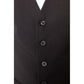 Black Polyester Waistcoat