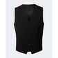 Black Polyester Waistcoat