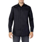Black Cotton Dress Shirt