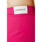 Pink Polyester Bermuda Shorts