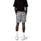 Black And White Recycled Polyester Bermuda Shorts