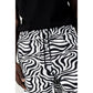 Black And White Recycled Polyester Bermuda Shorts