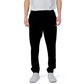 Black Polyester Casual Pants