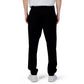 Black Polyester Casual Pants