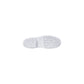 White Fabric Chunky Sneakers
