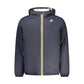 Blue Polyamide Men Jacket