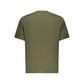 Green Cotton Men T-Shirt