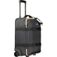 Black Polyamide Unisex Luggage Travel Bag