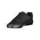 Black Polyester Men Sneaker