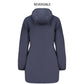 Blue Nylon Women Jacket