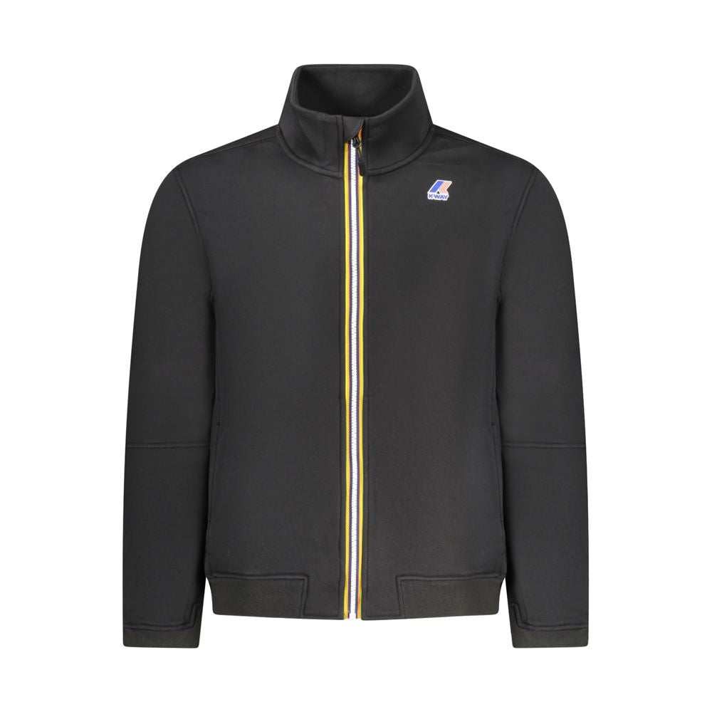 Black Cotton Men's Sweater