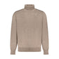 Brown Wool Men Sweater