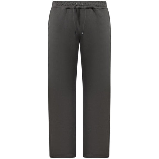 Black Cotton Men's Sports Trouser
