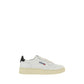 White Calf Leather Bos Taurus Sneakers