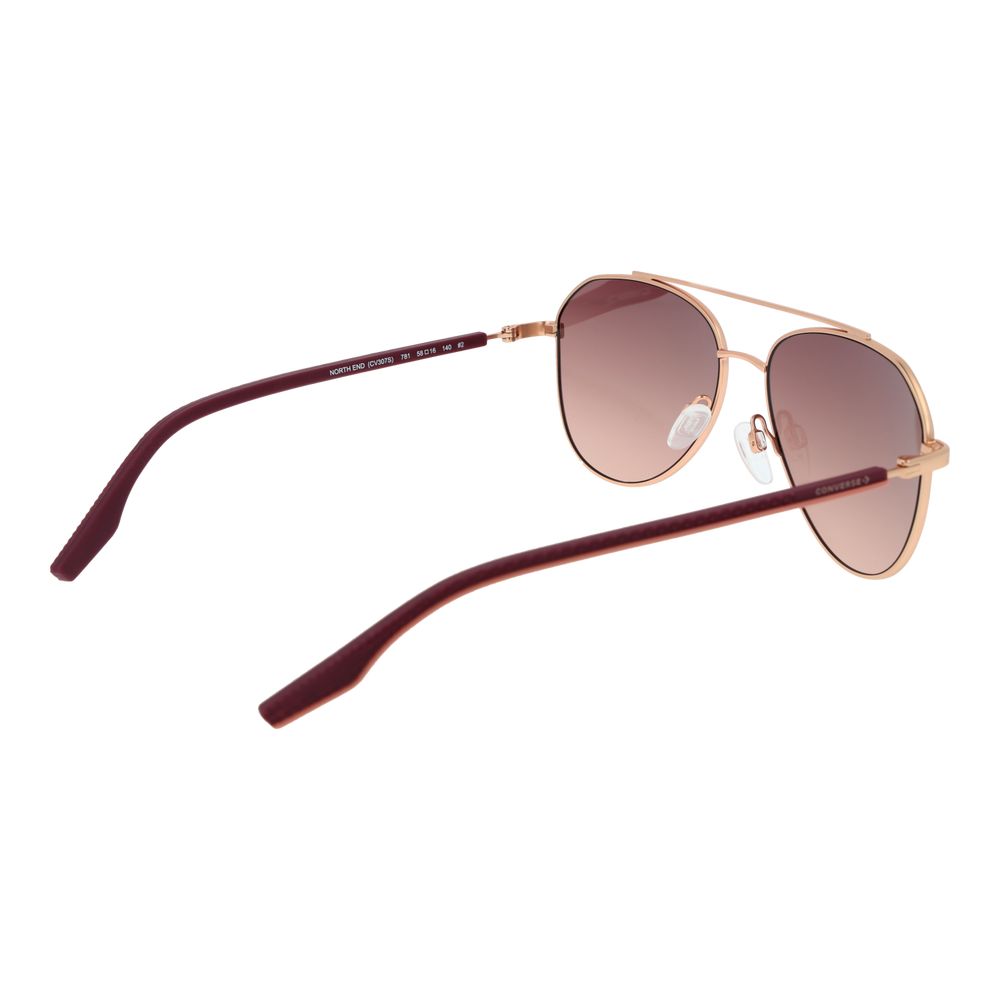 Rose Gold Rubber Sunglasses