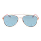 Rose Gold Rubber Sunglasses