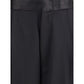 Black Silk Casual Pants