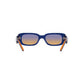 Blue Resin Sunglasses