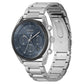 Gray Stainless Steel Dress Watch
