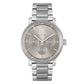 Gray Stainless Steel Dress Watch