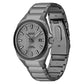 Gray Stainless Steel Dress Watch