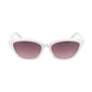 White Injected Sunglasses