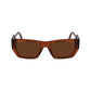 Brown Injected Sunglasses