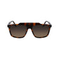 Brown Injected Sunglasses