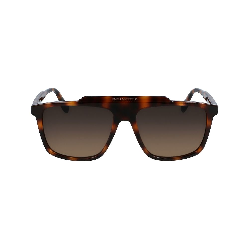 Brown Injected Sunglasses