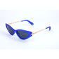 Blue Polycarbonate Sunglasses