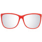 Red Acetate Sunglasses