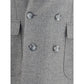 Gray Fleece Wool Coat