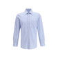 Blue Cotton Pattern Shirt