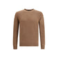 Brown Merino Wool Sweatshirt