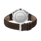 Brown Leather Dress Watch