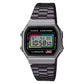 Black Stainless Steel Digital Watch
