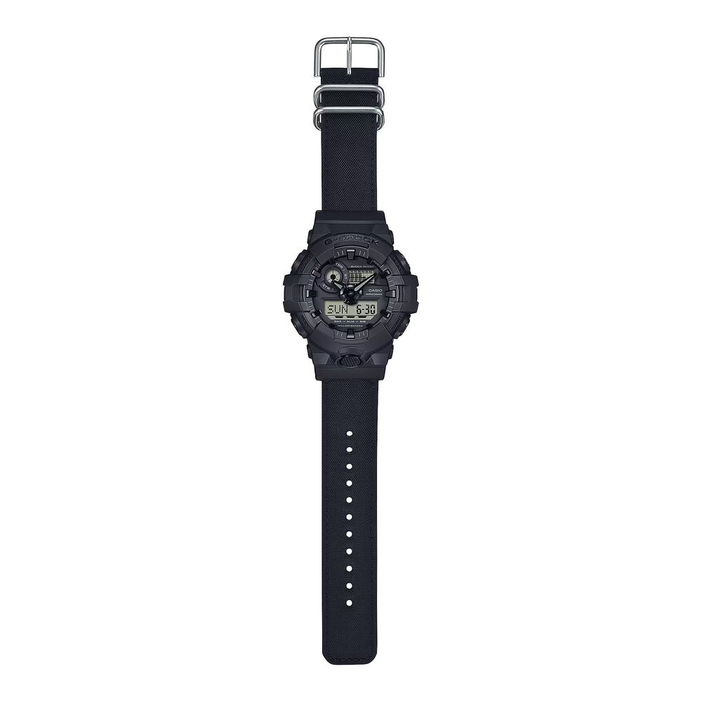 Black Resin Sport Watch