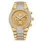 Gold Stainless Steel Bracelet Watch