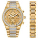 Gold Stainless Steel Bracelet Watch