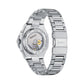 Gray Stainless Steel Dress Watch