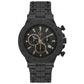 Black Stainless Steel Dress Watch