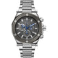 Gray Stainless Steel Dress Watch