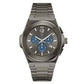 Gray Stainless Steel Dress Watch