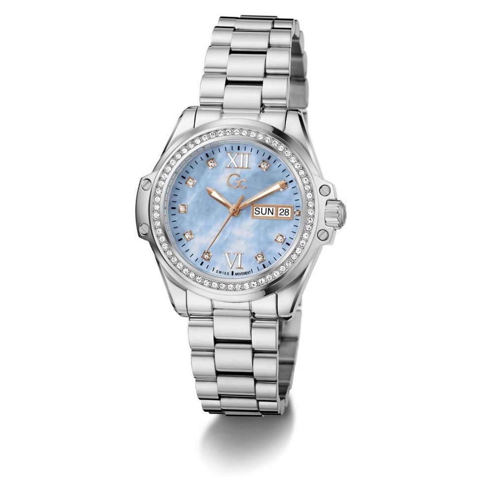 Gray Stainless Steel Dress Watch