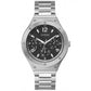Gray Stainless Steel Dress Watch