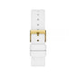 White Synthetic Dress Watch